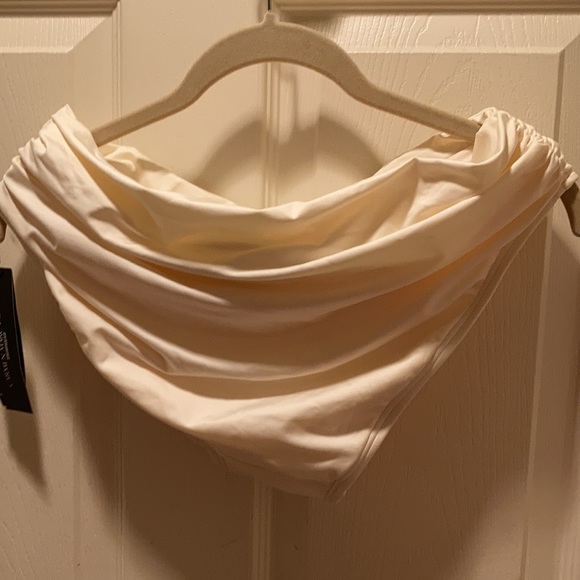 Ivory bathing suit bottom. NWT Carmen Marc Valvo - Picture 5 of 5
